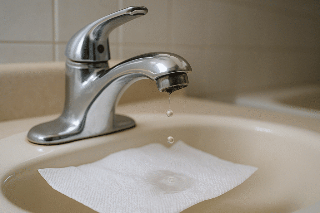 faucet dripping