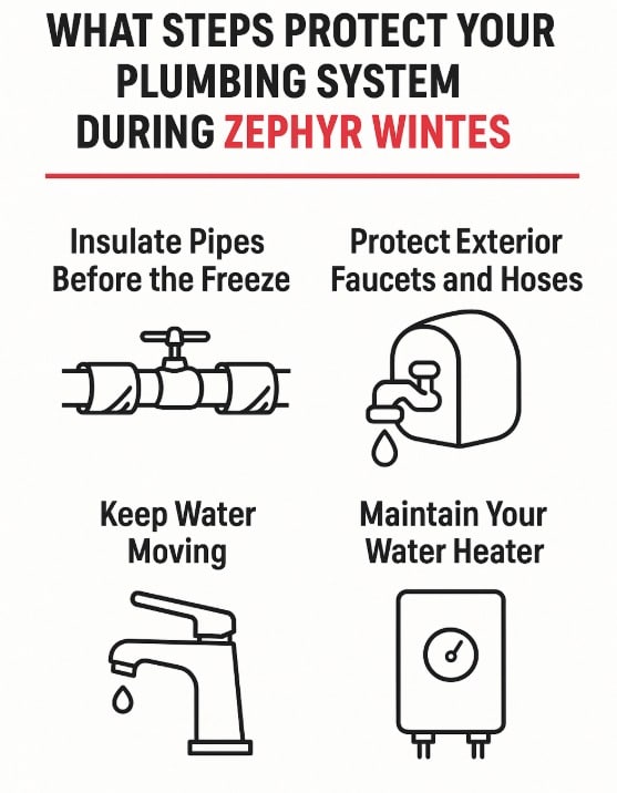 What Steps Protect Your Plumbing System During Zephyr Winters