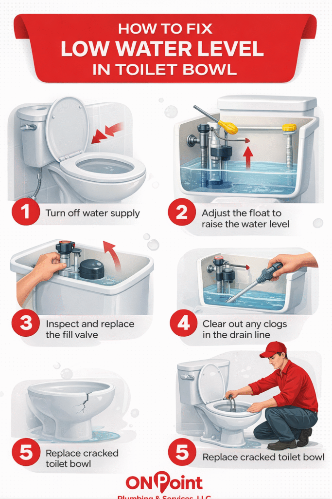 Low Water Level in Toilet Bowl Causes and Solutions